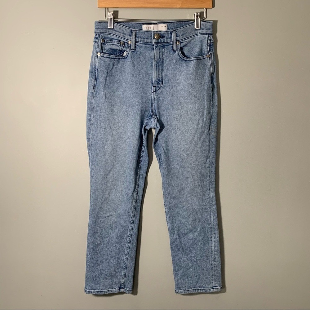 AYR The Bomb Jeans Light Wash High Rise Straight Leg‎ Denim Blue W 28 - Picture 2 of 14